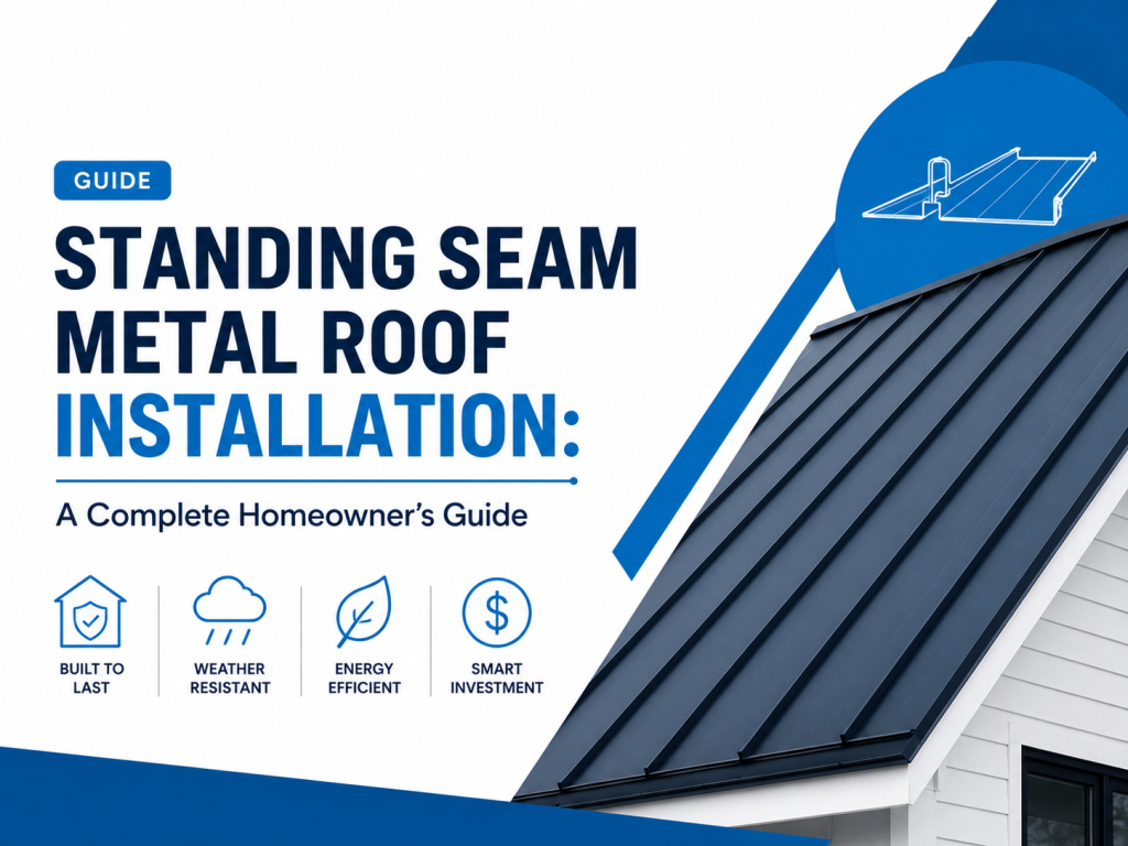 Standing Seam Metal Roof Installation: A Complete Homeowner’s Guide