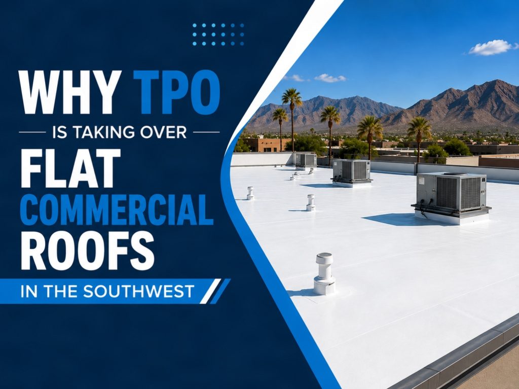 Why TPO Is Taking Over Flat Commercial Roofs in the Southwest